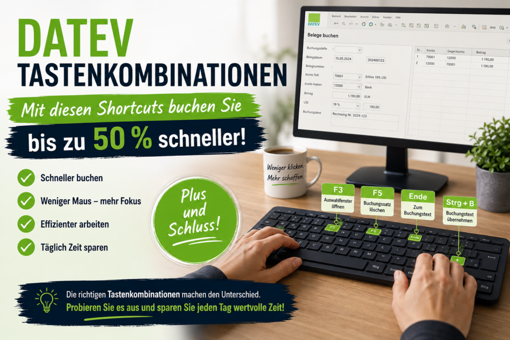 DATEV Tastenkombinationen beim Belege buchen